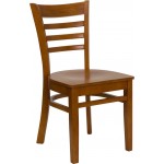 Ladder Back Cherry Wood Restaurant Chair