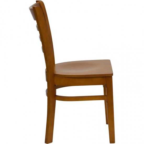 Ladder Back Cherry Wood Restaurant Chair