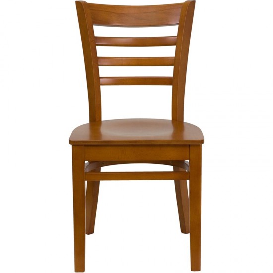 Ladder Back Cherry Wood Restaurant Chair