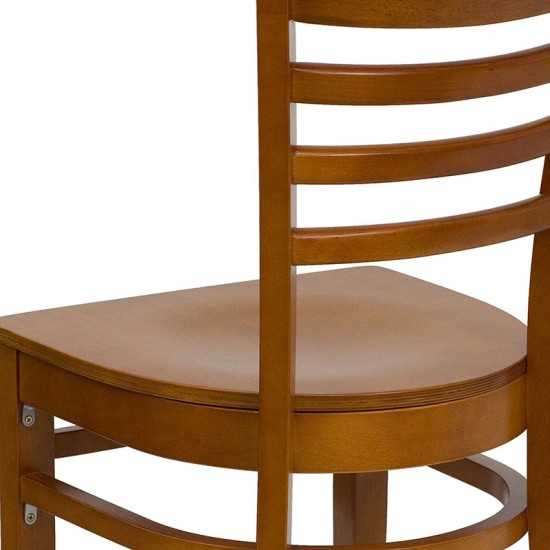 Ladder Back Cherry Wood Restaurant Chair