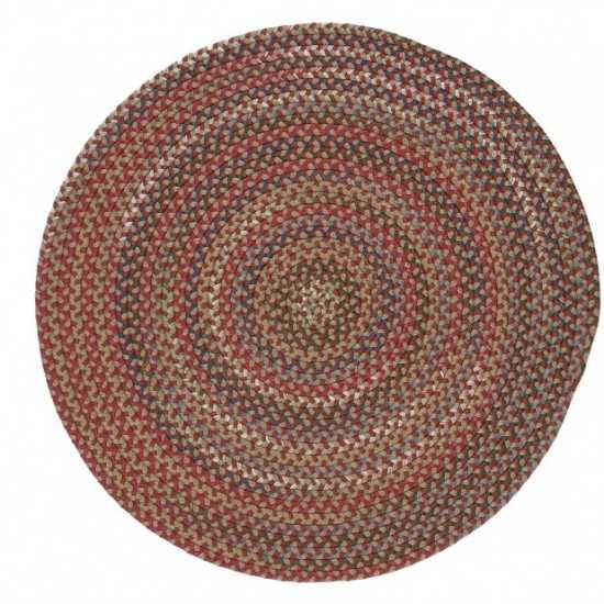 Colonial Mills Rug Wayland Round Red Round