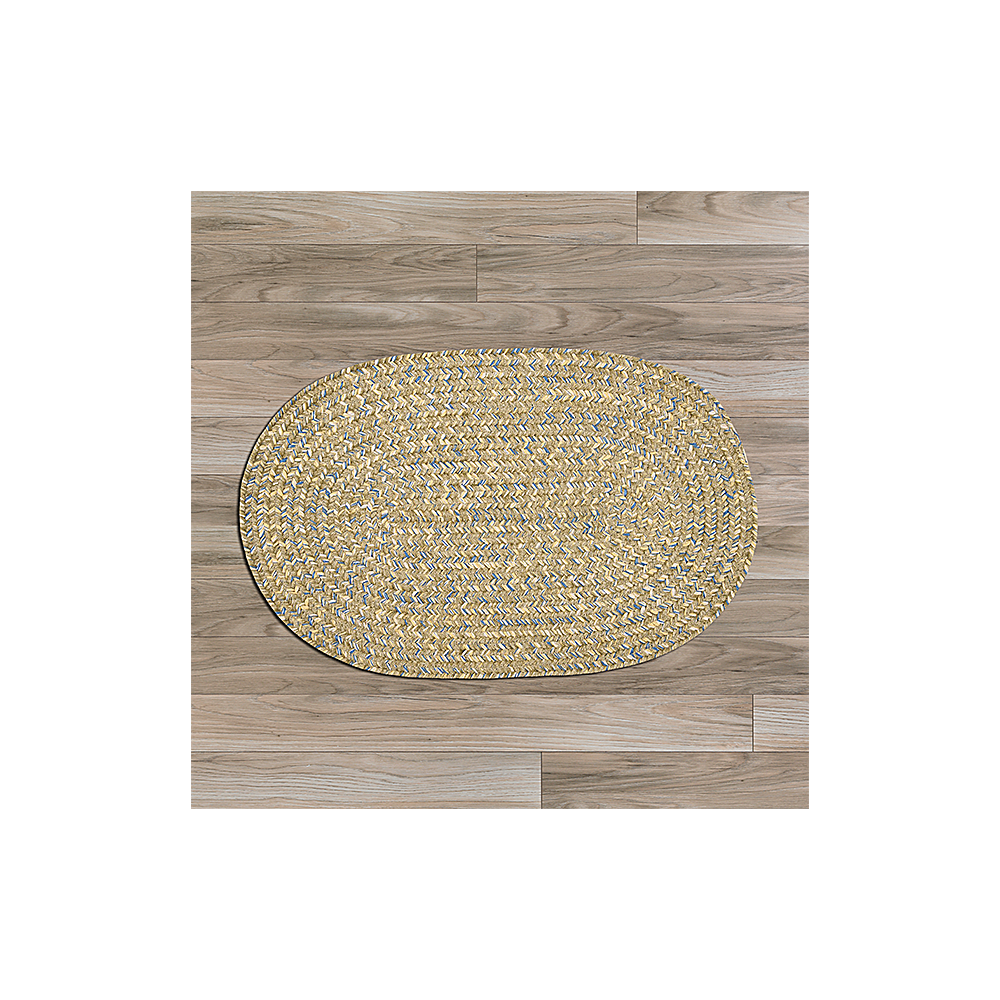 Colonial Mills Rug West Bay Celery Tweed Oval