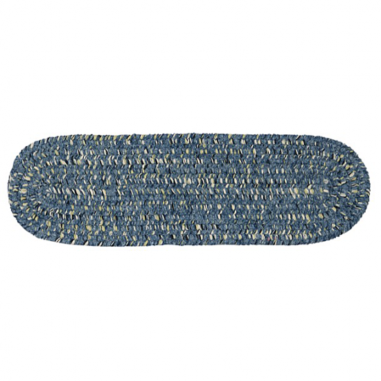 Colonial Mills Stair Tread West Bay Blue Tweed Stair Tread