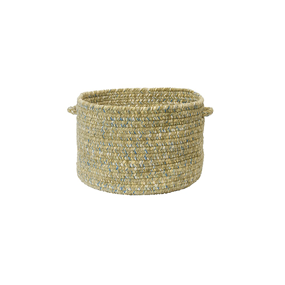 Colonial Mills Basket West Bay Celery Tweed Round