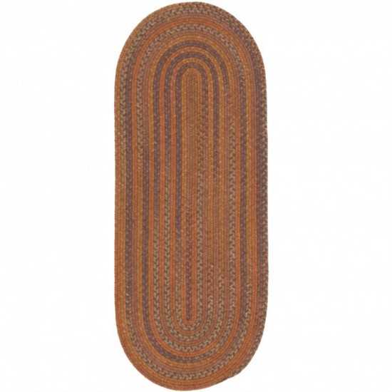 Colonial Mills Rug Westcott Orange Runner (Oval)