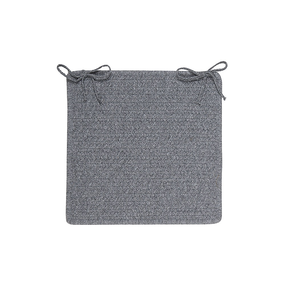 Colonial Mills Chair Pad Westminster Light Gray Chair Pad