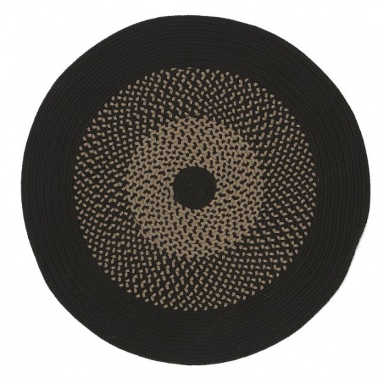 Colonial Mills Rug Winterhold Round Black Round