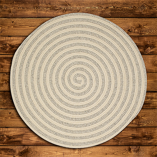 Colonial Mills Rug Woodland Round Light Gray Round