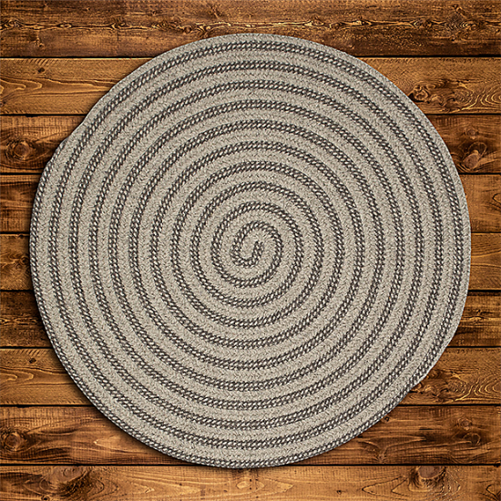 Colonial Mills Rug Woodland Round Dark Gray Round