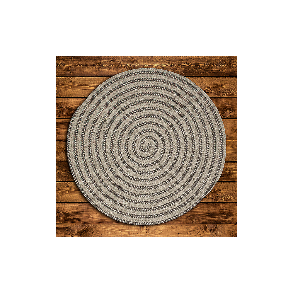 Colonial Mills Rug Woodland Round Dark Gray Round