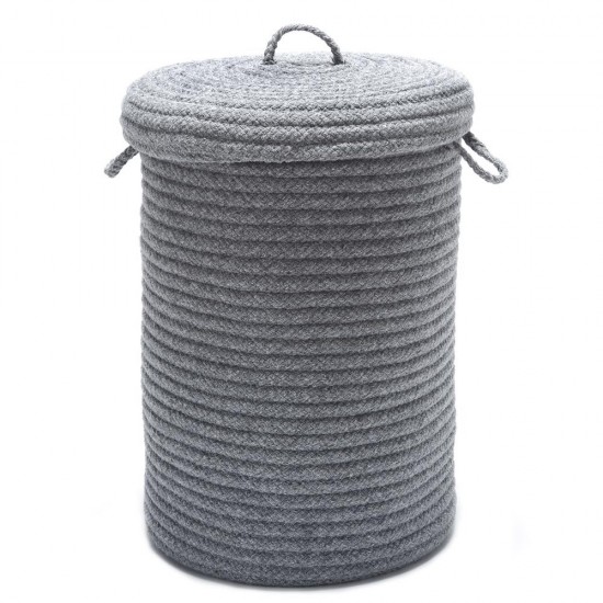 Colonial Mills Hamper Wool Blend Hamper w/ lid Light Gray Hamper