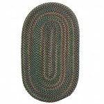 Colonial Mills Rug Worley Oval Dark Green Oval