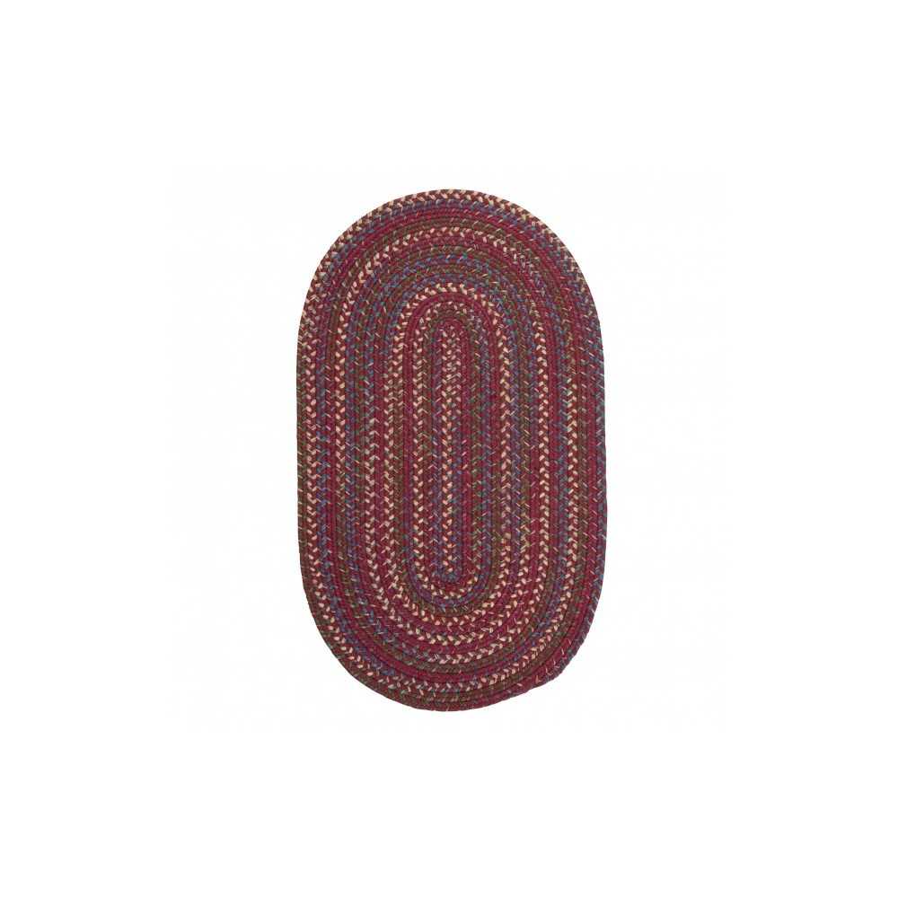 Colonial Mills Rug Worley Oval Burgundy Sample Colonial Mills Rug Worley Oval Burgundy Sample