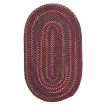 Colonial Mills Rug Worley Oval Burgundy Oval