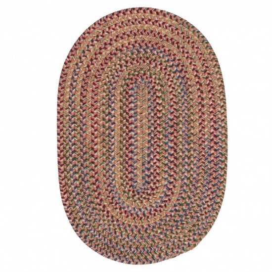 Colonial Mills Rug Worley Oval Red Oval