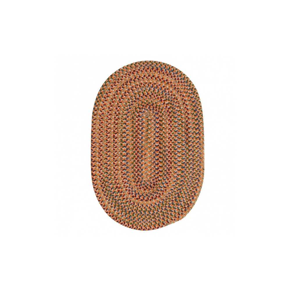 Colonial Mills Rug Worley Oval Orange Sample