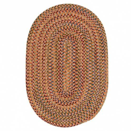 Colonial Mills Rug Worley Oval Orange Oval