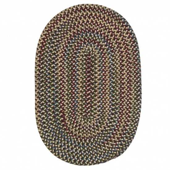 Colonial Mills Rug Worley Oval Brown Oval