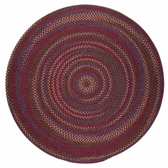 Colonial Mills Rug Worley Round Burgundy Round