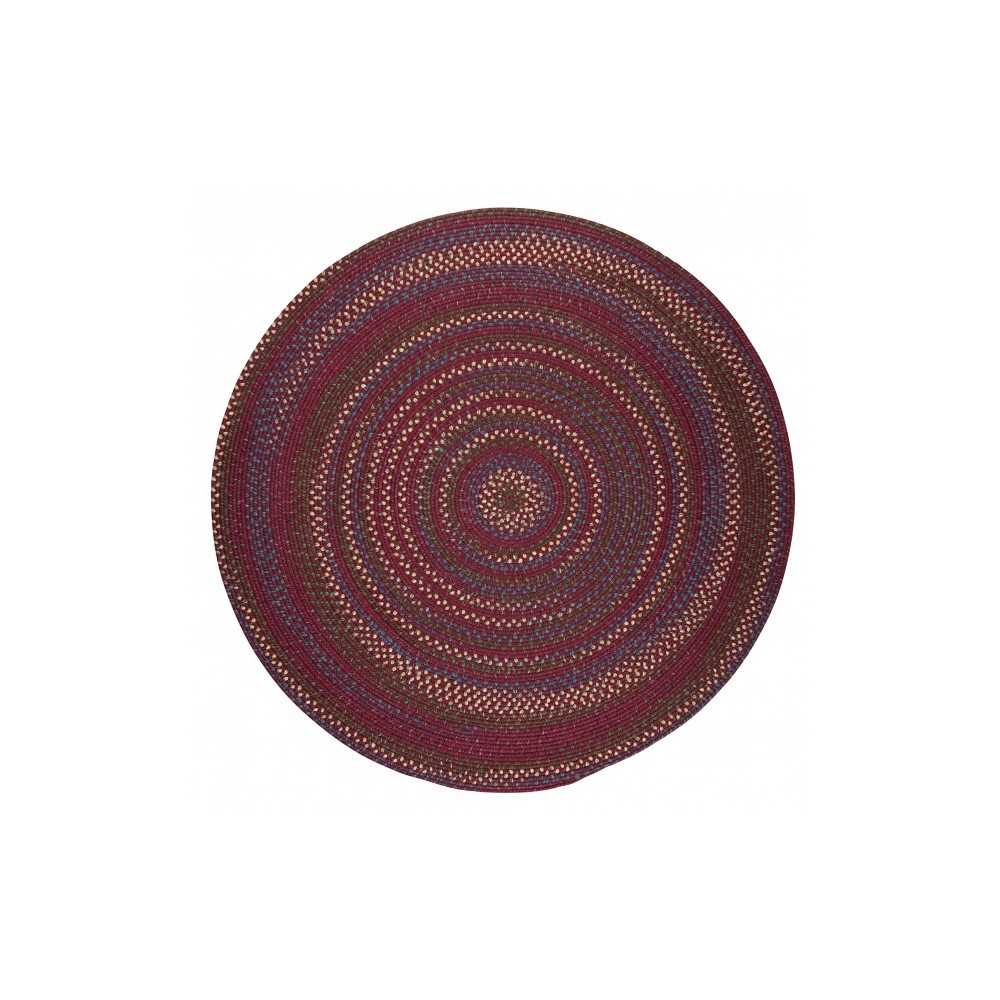 Colonial Mills Rug Worley Round Burgundy Round