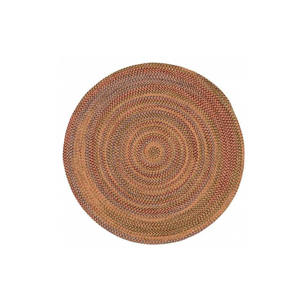 Colonial Mills Rug Worley Round Orange Round