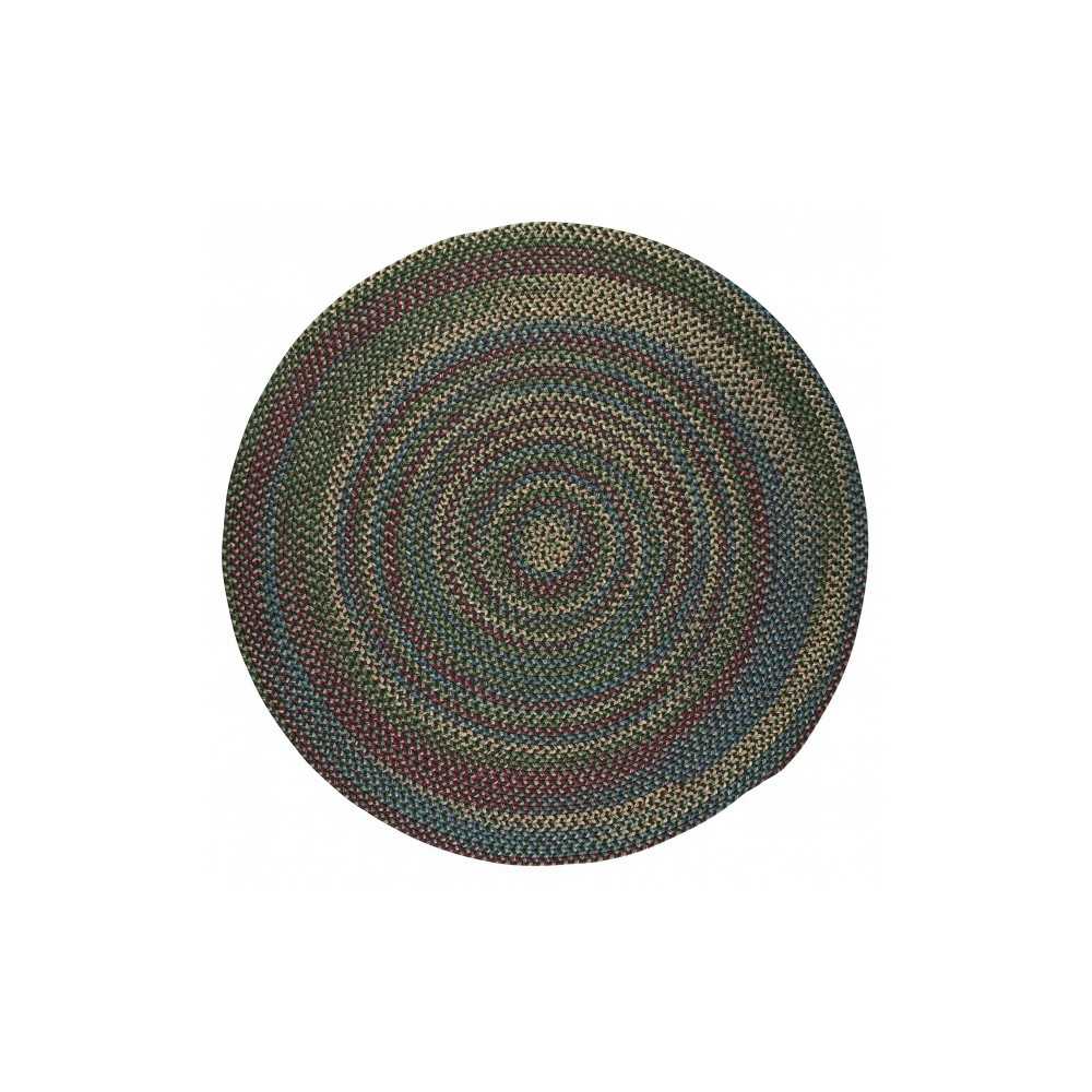 Colonial Mills Rug Worley Round Dark Green Round