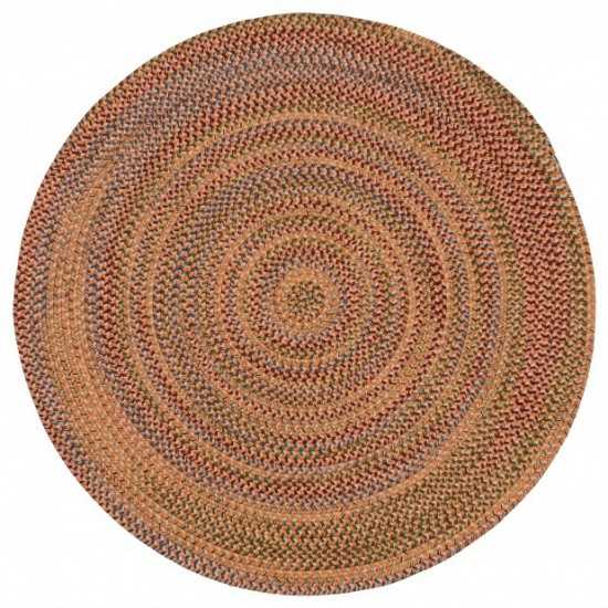 Colonial Mills Rug Worley Round Orange Round