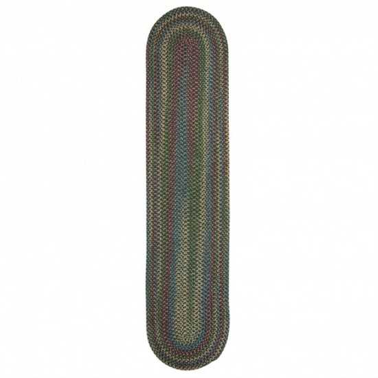 Colonial Mills Rug Worley Runner Dark Green Runner (Oval)