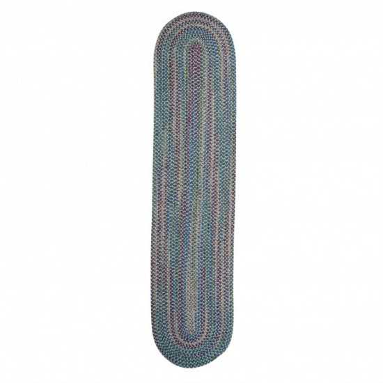 Colonial Mills Rug Worley Runner Blue Runner (Oval)