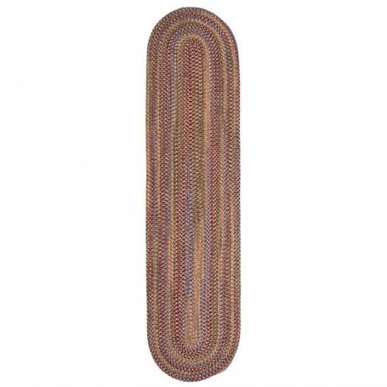 Colonial Mills Rug Worley Runner Red Runner (Oval)