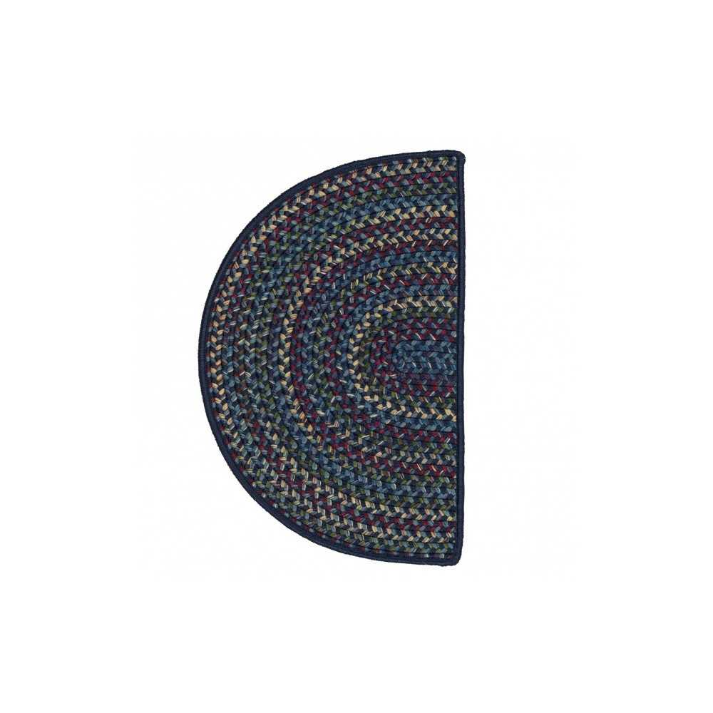 Colonial Mills Rug Worley Slice Navy Slice