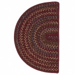 Colonial Mills Rug Worley Slice Burgundy Slice