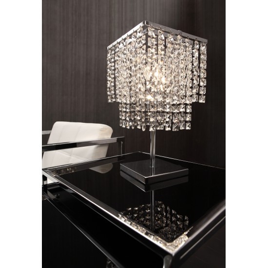 Falling Stars Table Lamp Chrome