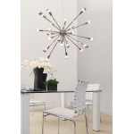 Physics Ceiling Lamp Chrome