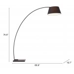 Vortex Floor Lamp Black