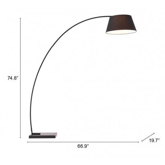 Vortex Floor Lamp Black