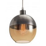 Trente Ceiling Lamp Satin & Amber