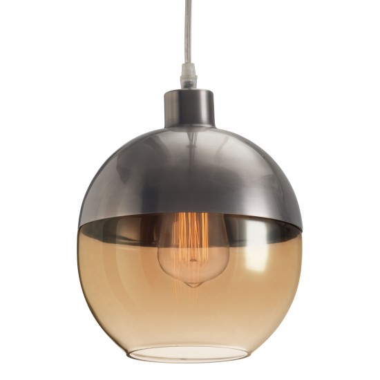 Trente Ceiling Lamp Satin & Amber