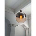 Trente Ceiling Lamp Satin & Amber