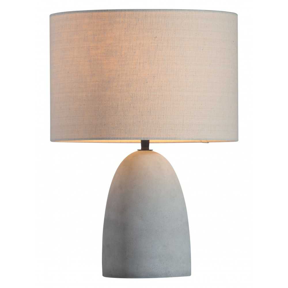 Vigor Table Lamp Beige & Gray