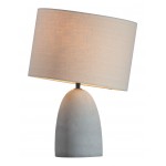 Vigor Table Lamp Beige & Gray