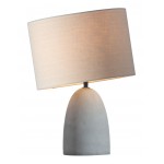 Vigor Table Lamp Beige & Gray