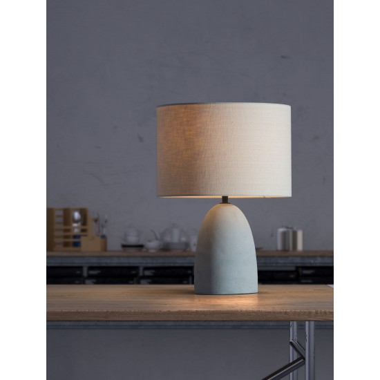 Vigor Table Lamp Beige & Gray