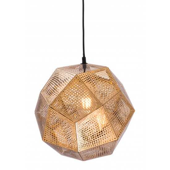 Bald Ceiling Lamp Gold