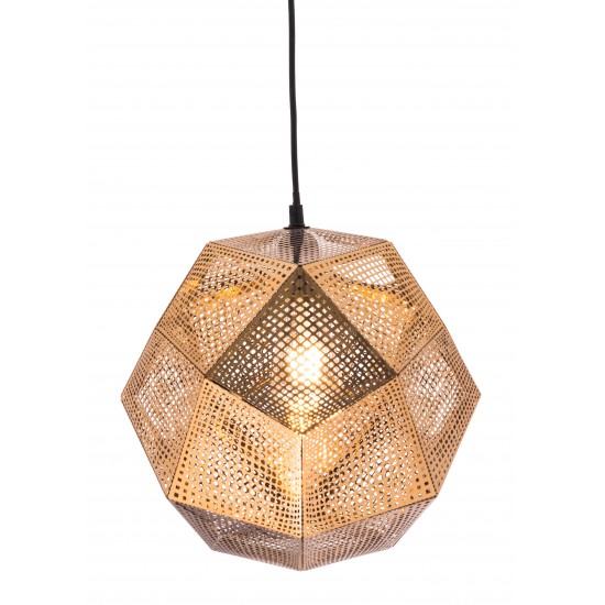 Bald Ceiling Lamp Gold