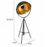 Vauxhall Floor Lamp Antique Black