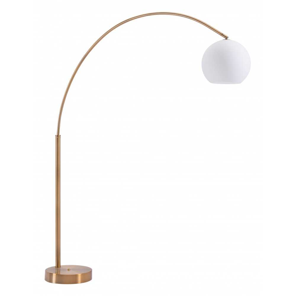 Griffith Floor Lamp Brushed Brass