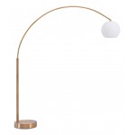 Griffith Floor Lamp Brushed Brass