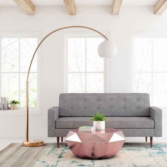 Griffith Floor Lamp Brushed Brass