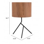 Sutton Table Lamp Brown & Black